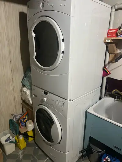 GE Stacked Washer Dryer, View more