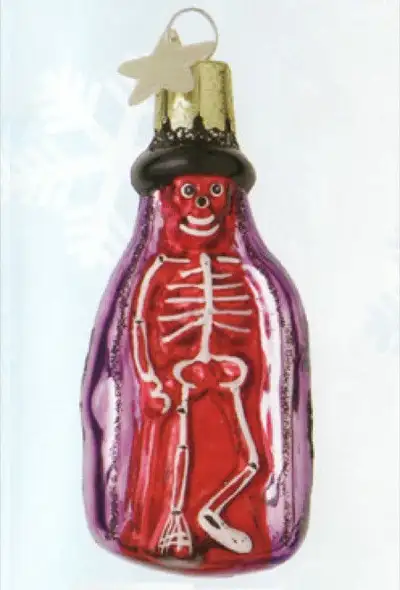 Inge-Glas Christmas Halloween Dressy Bones Skeleton Ornament, View more