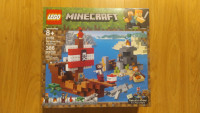LEGO 21152 Minecraft Pirate Ship Adventure New in box - $65