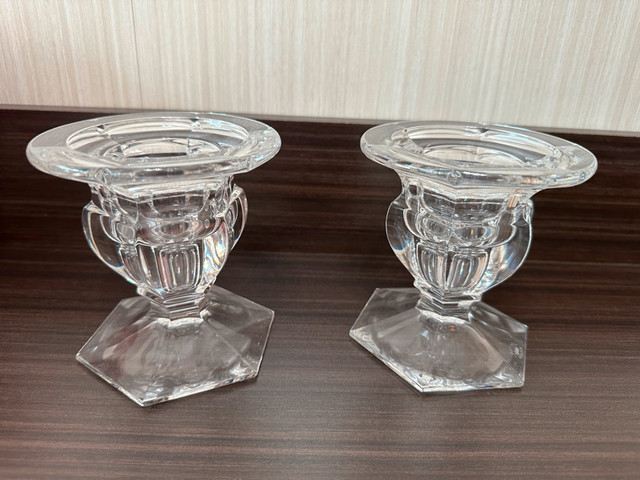 Royal Doulton Crystal Candle Holders (set of 2) | Home Décor & Accents |  Ottawa | Kijiji
