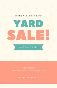 Kerri Lea Lane / Castlebridge Lane Yard Sale May 18-May 19