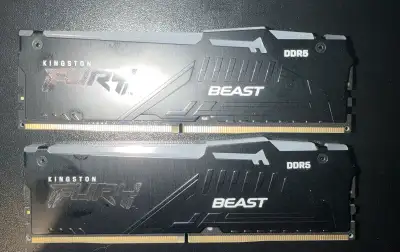 Kingston Fury Beast Black RGB Expo 32GB 6800MT/s DDR5 CL34 DIMM, View more