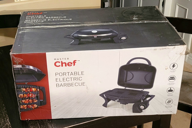 Master Chef Portable 1800 W Electric BBQ in BBQs & Outdoor Cooking in Calgary - Image 2