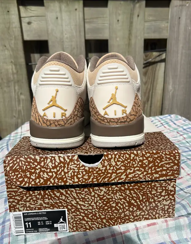 Air Jordan 3 Retro Palomino Brown / Tan Size 11 in Men's Shoes in City of Toronto - Image 7