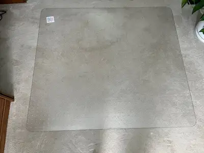 Chair mat (hard acrylic for med pile carpet), View more