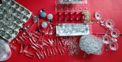 Chandelier Crystal Glass Teardrop Prisms Replacement Parts, View more