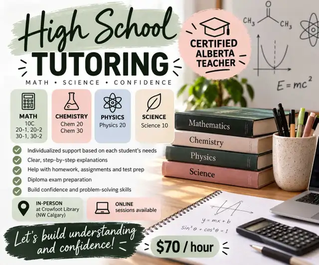 Certified High school Teacher Math, Chemistry, Physics Tutor