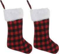 2 Pcs Christmas Stockings (14.7" x 10.4")