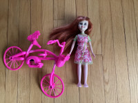 ✅Barbie Doll + Bicycle