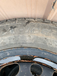 Michelin Winter Tires 205/60 R16 Studless with Rims 