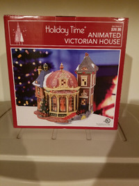 Animated Victorian Lighted House