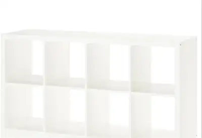 IKEA KALLAX 30" x 57.5" shelf unit in white x3 (2 have a door), View more