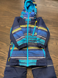 Kids size 4 winter jacket and matching snow pants. 