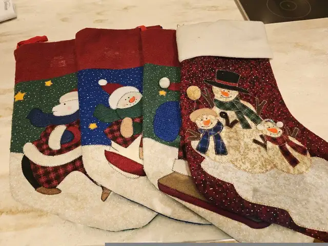 Christmas Stockings - all 7 for $10 in Home Décor & Accents in Calgary - Image 4