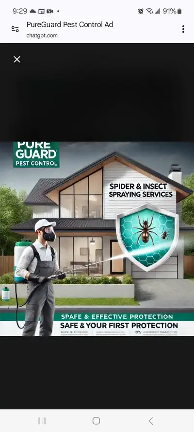 Spider and insect spraying!, View more