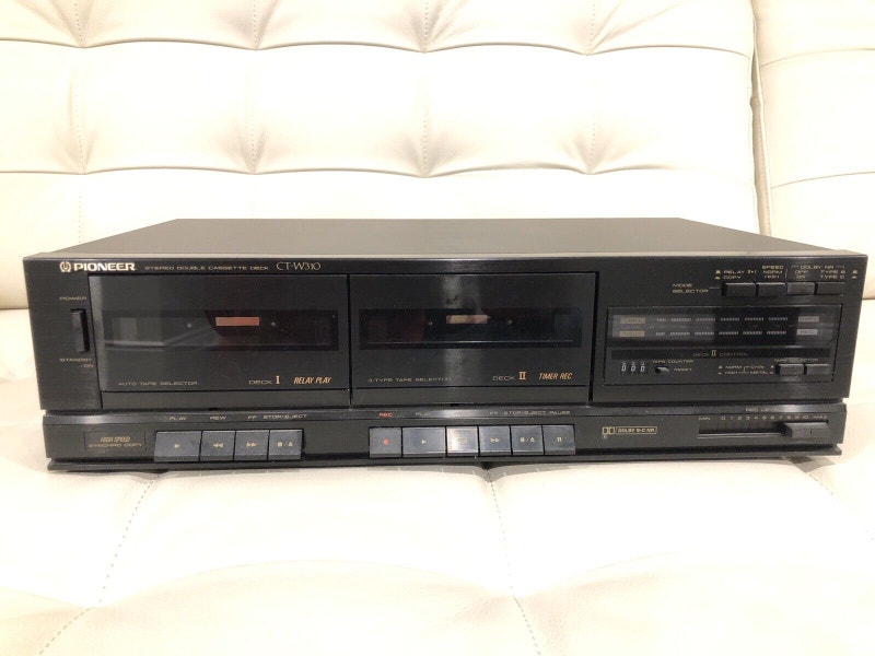 Pioneer Stereo Double Dual Cassette Deck CTW310 Stereo Systems