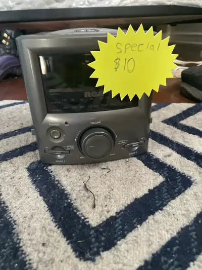 clock radio with CD player , View more