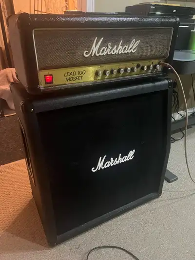 Marshall Lead 100 Mosfet Head w/4x12 Cabinet, View more