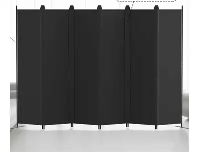 Freestanding 6-Panel Room Divider, View more