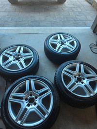 Winter tire with rims
