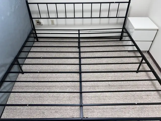 Mattress with bed frame  in Beds & Mattresses in Calgary - Image 3