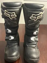 Youth size 1 FOX motocross boots 