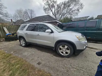 2009 GMC Acadia AWD See pictures for more details and features it comes with. Engine light is on due...