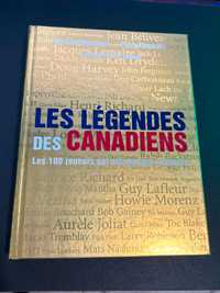Les légendes des canadiens - Les Éditions de l'Homme (2009)