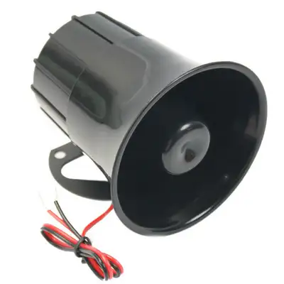 12V Electronic Car Siren Horn Loud Speaker Alarm, View more