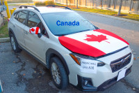 Canada car flag, World Cup 2022, hood cover, National flag