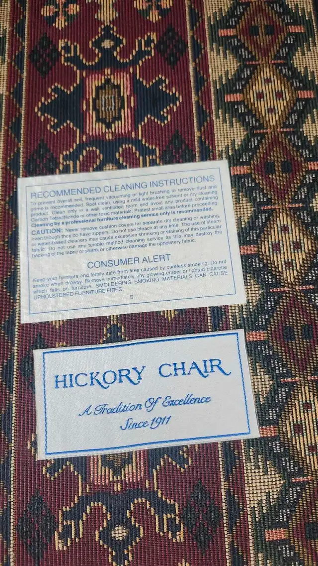 Vintage Hickory Chair Furniture Co....sofa and chair in Couches & Futons in Kingston - Image 4
