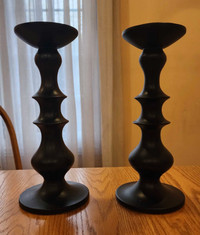 Pair of 3 inch candle holder stands