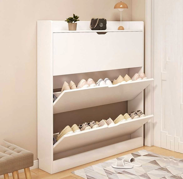 Shoe Cabinet, Wooden Shoe Storage Cabinet,Shoe Storage in Bookcases & Shelving Units in Mississauga / Peel Region