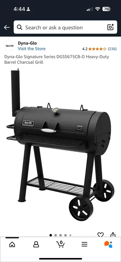 Never been opened DYNA-GLO signature series large grill. $950 on Amazon. https://a.co/d/bR7hC6K