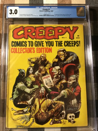 Creepy #1 CGC 3.0, from 1964
