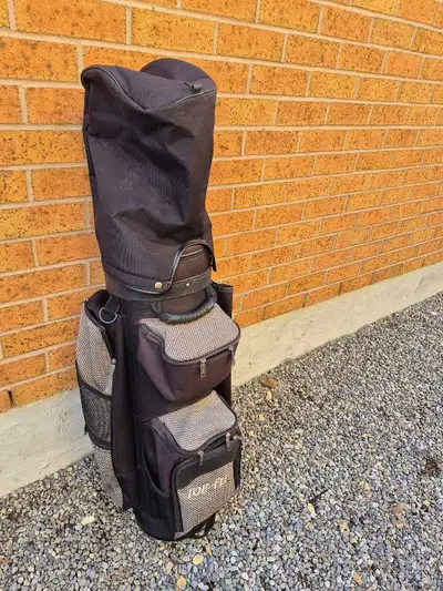Top Flite Golf Bag - Black & Grey, View more