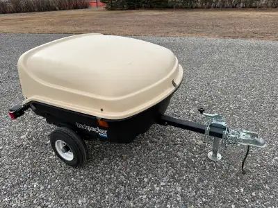 - Lightweight compact cargo trailer - Great condition! - Can be pulled by just about anything: motor...