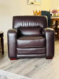 Genuine Leather LaZBoy Chair