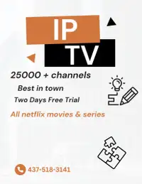 IP FORMULER Z10/NO FREEZE OR LAG/TV/ FREE TRIAL/ 25000+ CHANNEL