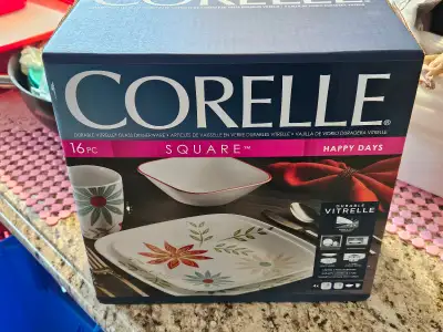 Corelle Happy Days 16 Piece Dinnerware Set, View more