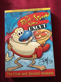 the ren and stimpy show uncut - seasons 1 and 2 DVD $20