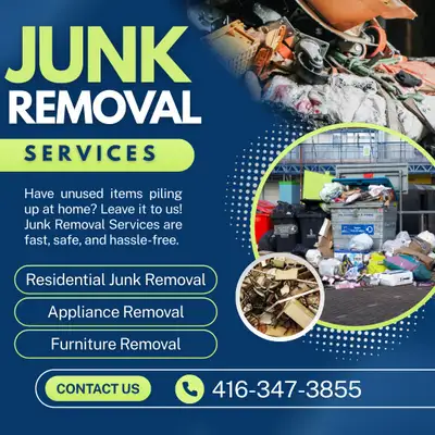  JUNK REMOVAL • HAULING • PROPERTY CLEANOUTS - GTA, View more