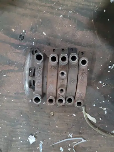 A set of pontiac 400 main caps should work with other pontiac v8s as well. These like to crack so th...