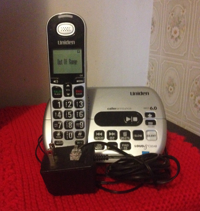 Uniden Cordless Phone with Answering Machine in Home Phones & Answering Machines in City of Toronto - Image 3