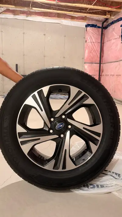Brand New Subaru Crosstrek 2025 Tires + OEM Alloy Rims (Never Used) Selling a complete set of origin...