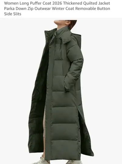 Women’s long puffer coat, View more