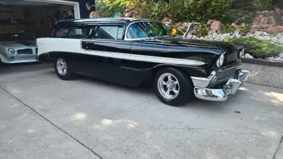 1956 Chevrolet Price dropped huge to sell CUSTOM Nomad RESTOMOD LOW KM early 90s Corvette drivetrain...