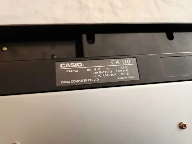 Vintage Casio CA-110 ToneBank 49-Key Electronic Keyboard in Pianos & Keyboards in Calgary - Image 7
