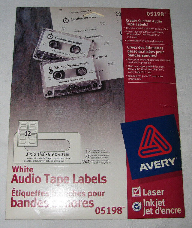 Assorted Avery Labels Addressing CD/DVD Audio Business Cards in Other Business & Industrial in Saint John - Image 2