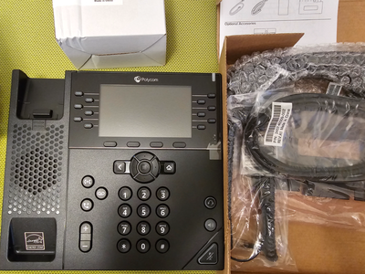 Selling two brand new Polycom VVX 450 Business IP Phones with power supplies. Never used, all origin...